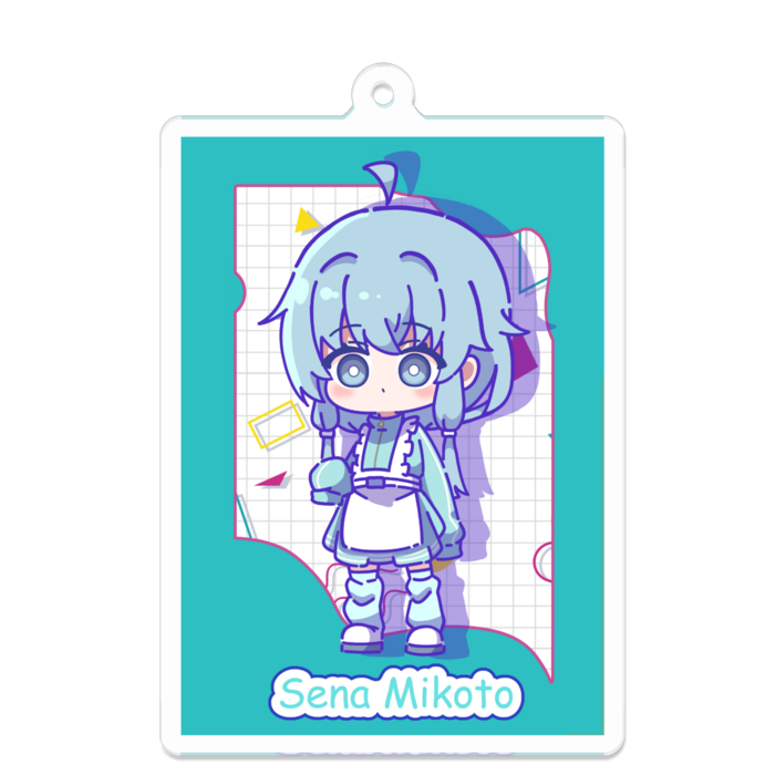 アクリルキーホルダー - 70 x 70 (mm)