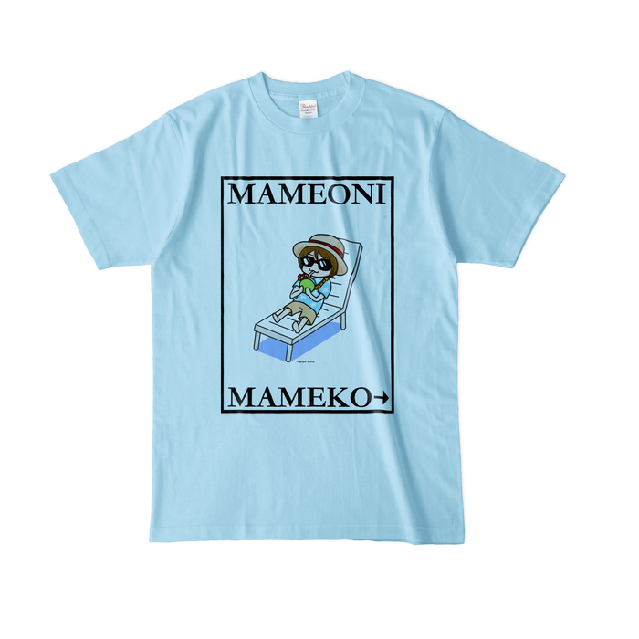 カラーTシャツ(淡色) - L - ライトブルー