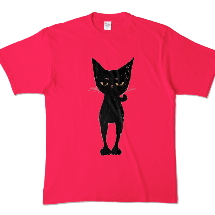 ほっとでからんまるTシャツ - XL - ホットピンク (濃色)