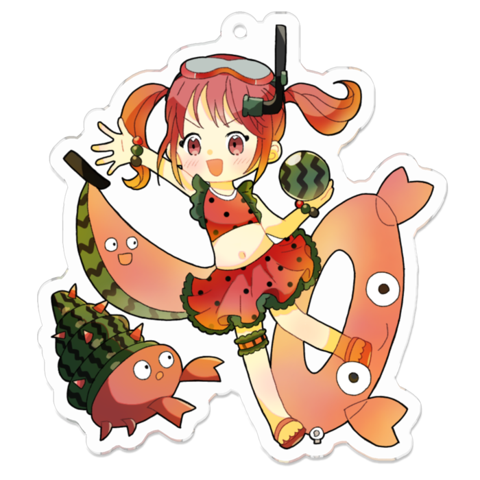アクリルキーホルダー - 70 x 70 (mm)
