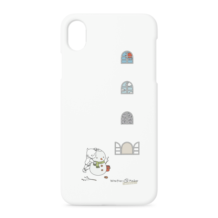 snowy iPhoneケース - iPhone XR - 正面印刷のみ