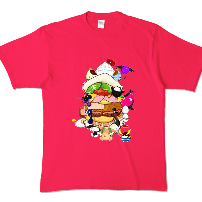 カラーTシャツ - XL - ホットピンク (濃色)