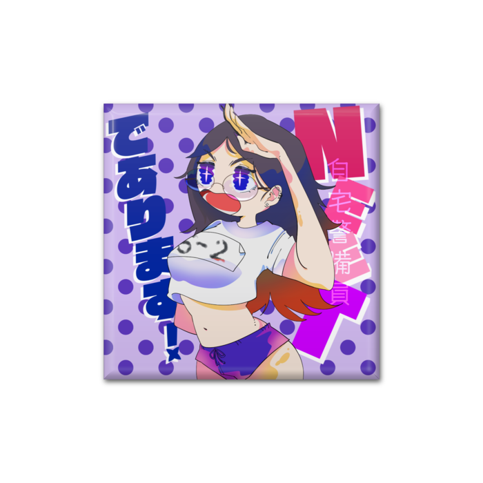 缶バッジ - 四角形40mm