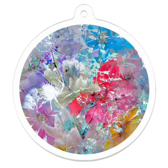 アクリルキーホルダー（コーティング） - 50 x 50 (mm)