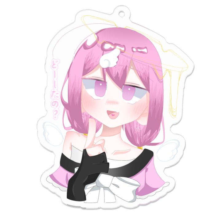 アクリルキーホルダー - 70 x 70 (mm)