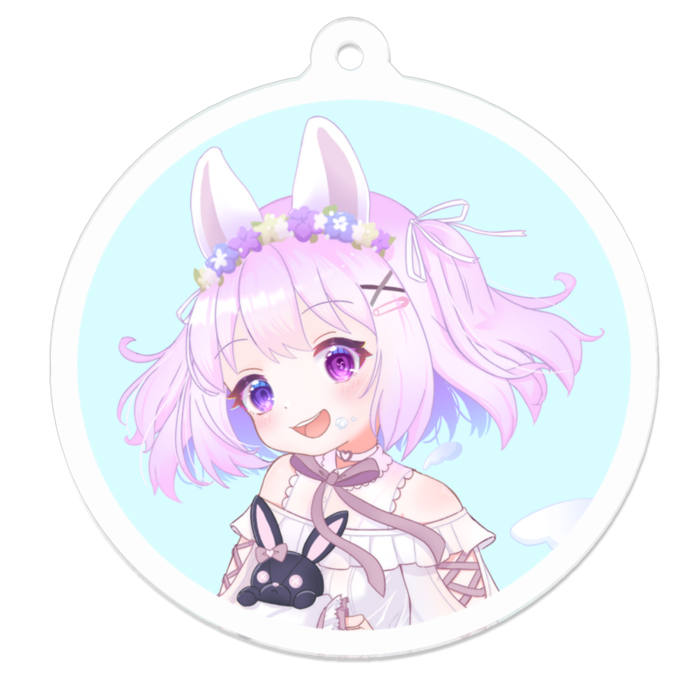 アクリルキーホルダー（コーティング） - 50 x 50 (mm)