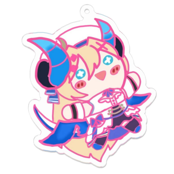 アクリルキーホルダー - 70 x 70 (mm)