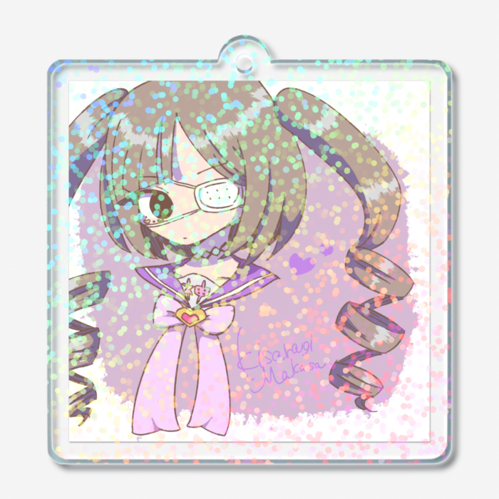 カワイイグリッター - 50 × 50mm