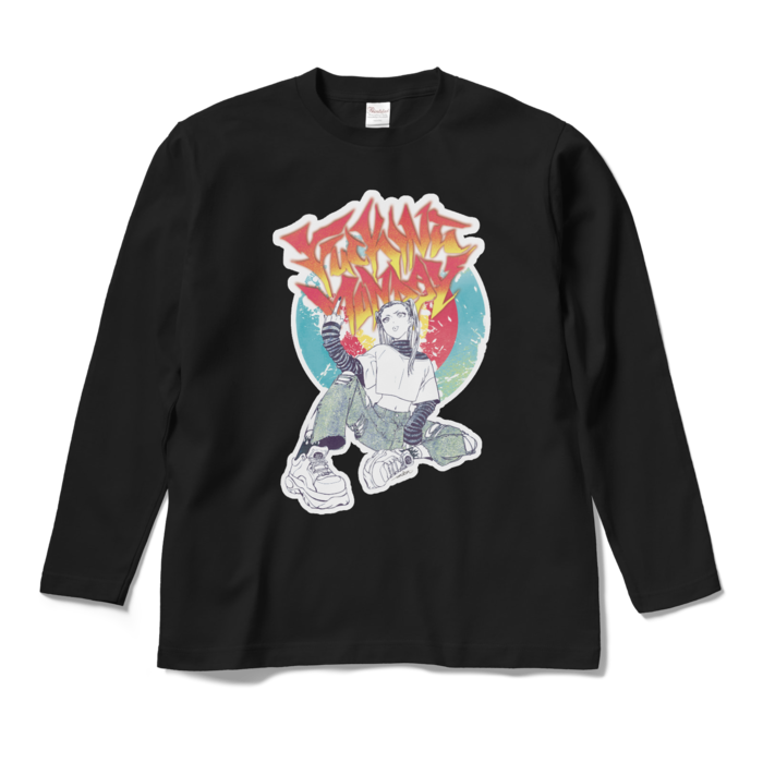 ロングスリーブTシャツ - M - ブラック