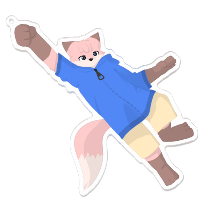 アクリルキーホルダー - 100 x 100 (mm)