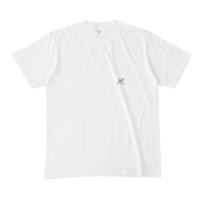 Tシャツ - M - white×black