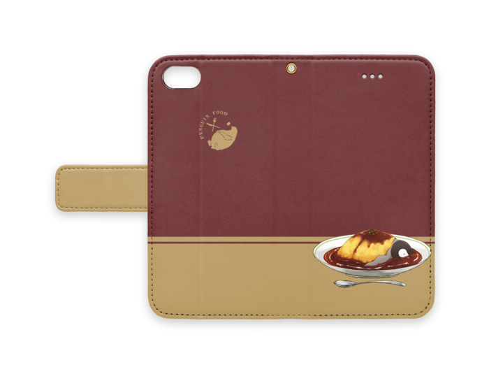 手帳型iPhoneケース - iPhone7 - ストラップ穴 あり