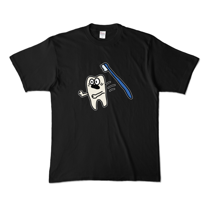 カラーTシャツ - XL - ブラック (濃色)