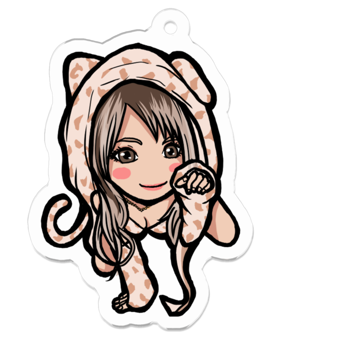 アクリルキーホルダー - 50 x 50 (mm)