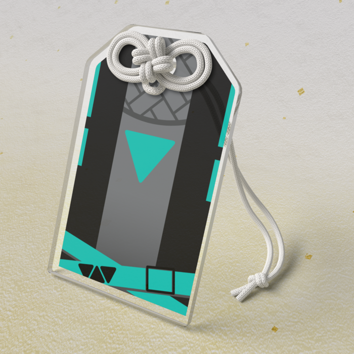 アクリルお守り - 50 × 80mm