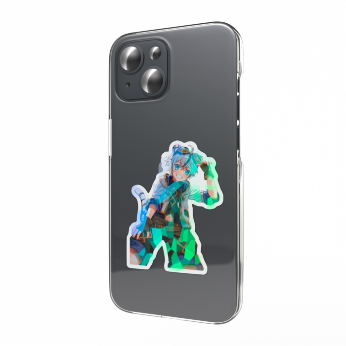 ホログラムスマホステッカー - 縦