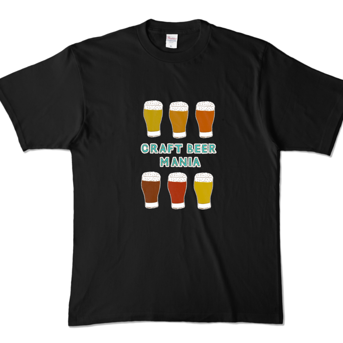 カラーTシャツ - XL - ブラック (濃色)