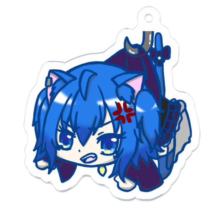 アクリルキーホルダー - 50 x 50 (mm)