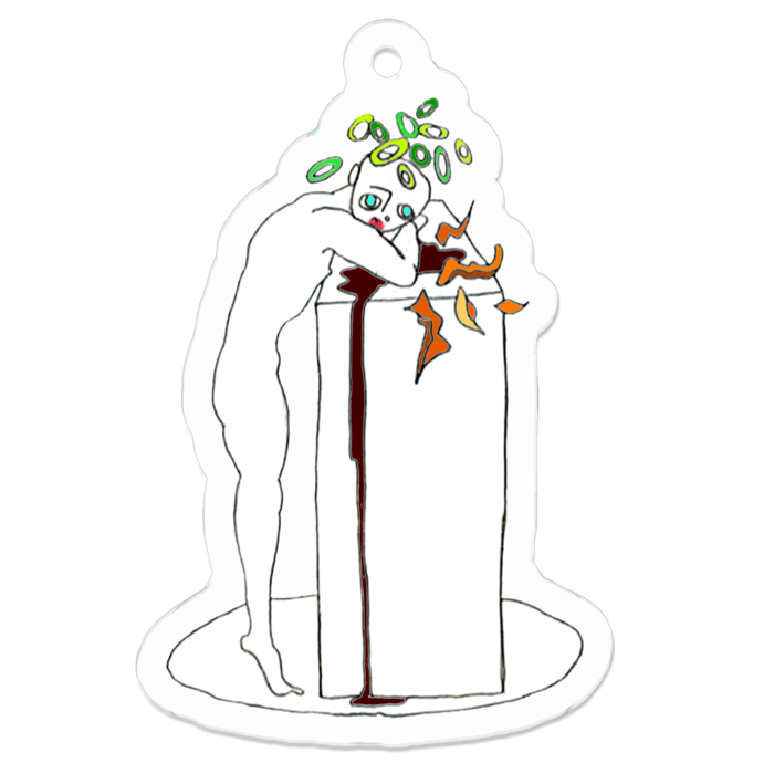 アクリルキーホルダー - 50 x 50 (mm)