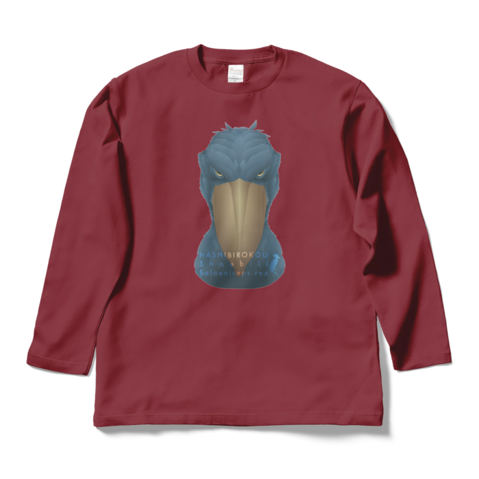 ロングスリーブTシャツ - L - バーガンディ