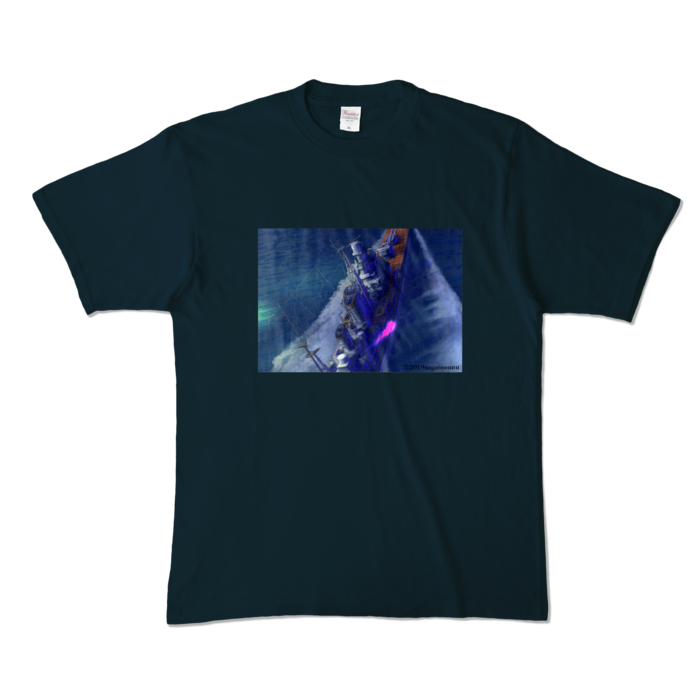 カラーTシャツ - XL - ネイビー (濃色)