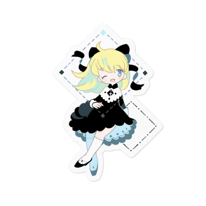 十字架の少女ステッカー 丹葉のお店 Booth