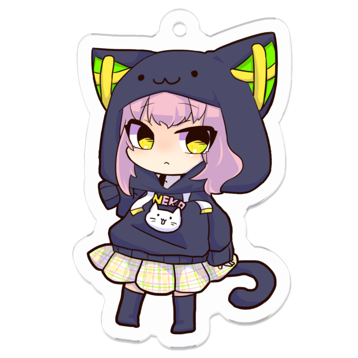 アクリルキーホルダー - 50 x 50 (mm)