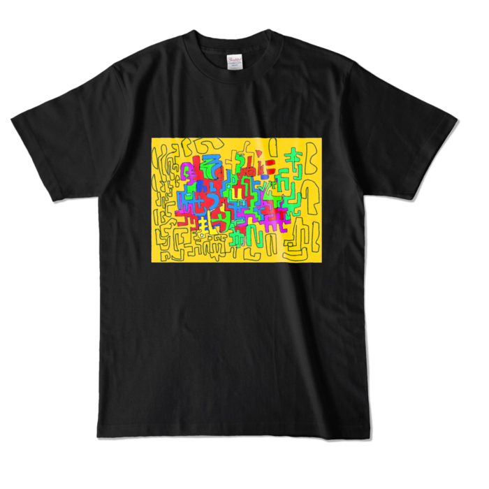 カラーTシャツ - L - ブラック (濃色)