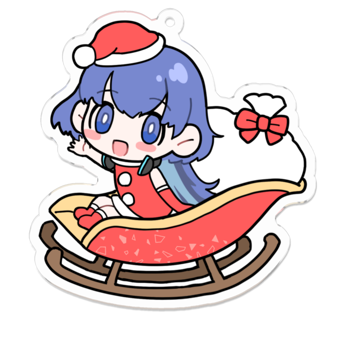 AOアクリルキーホルダー - 70 x 70 (mm)