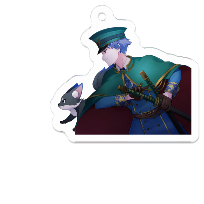 アクリルキーホルダー - 50 x 50 (mm)