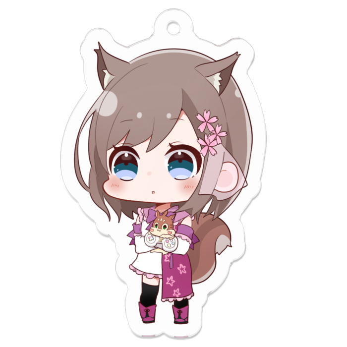 アクリルキーホルダー - 50 x 50 (mm)