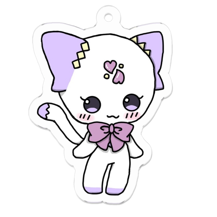 アクリルキーホルダー - 50 x 50 (mm)