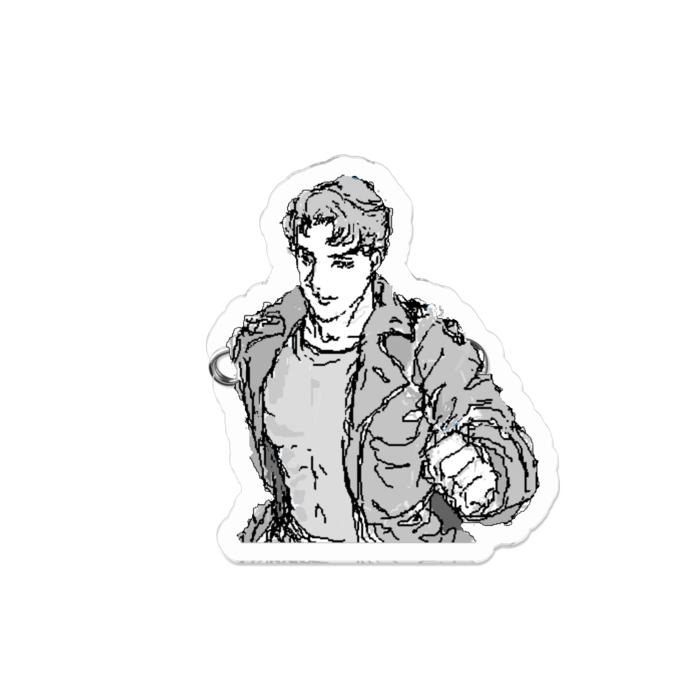 アクリルバッジ - 50 x 50 (mm)