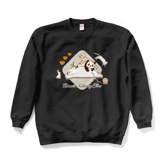 スウェット　黒色　XL
