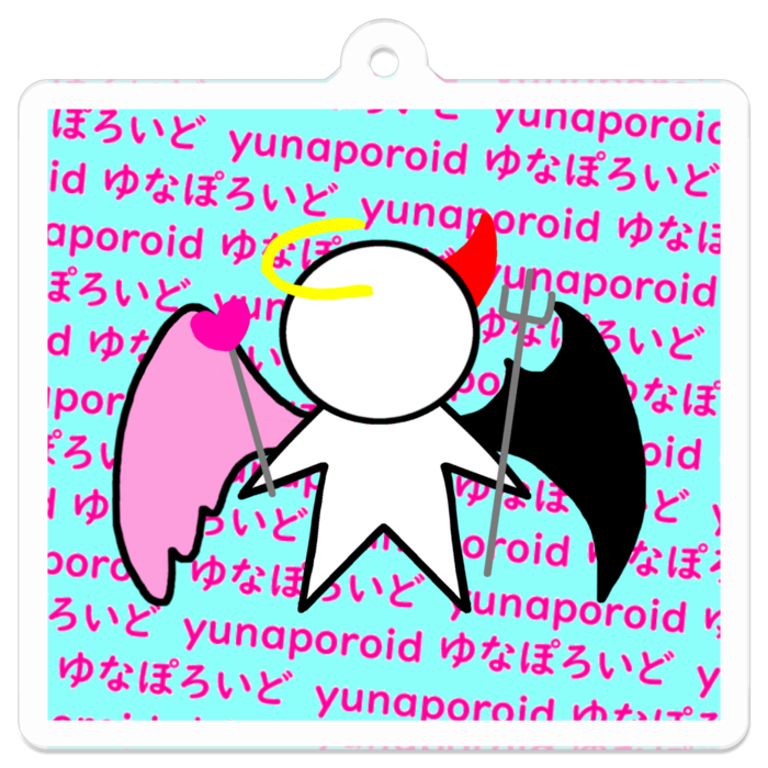 アクリルキーホルダー【堕天使ちゃん背景あり】