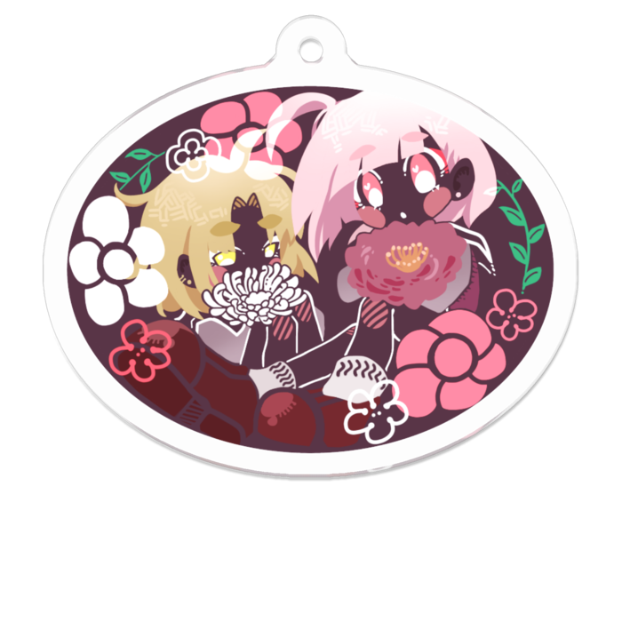 アクリルキーホルダー - 50 x 50 (mm)