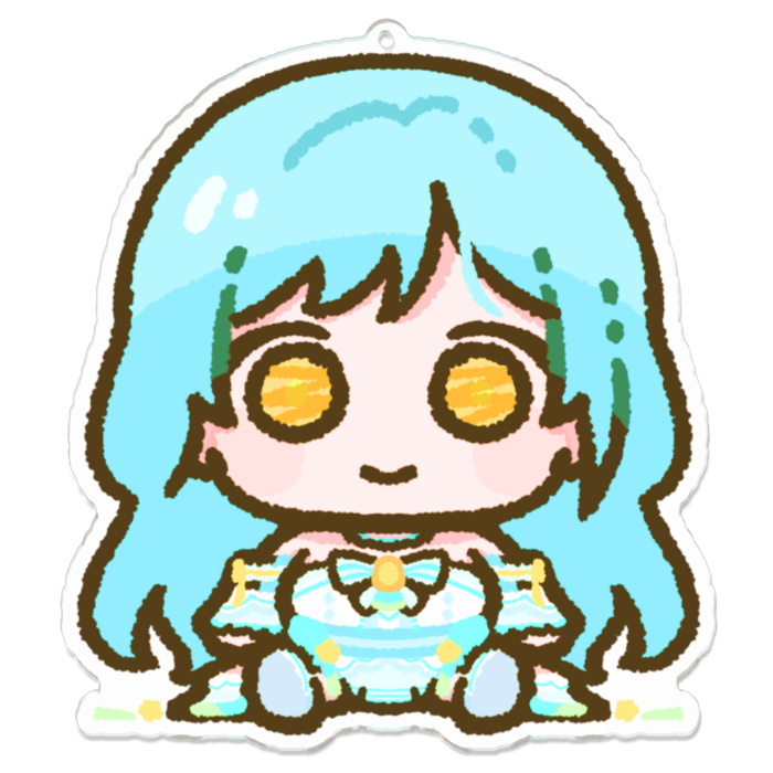 アクリルキーホルダー - 100 x 100 (mm)