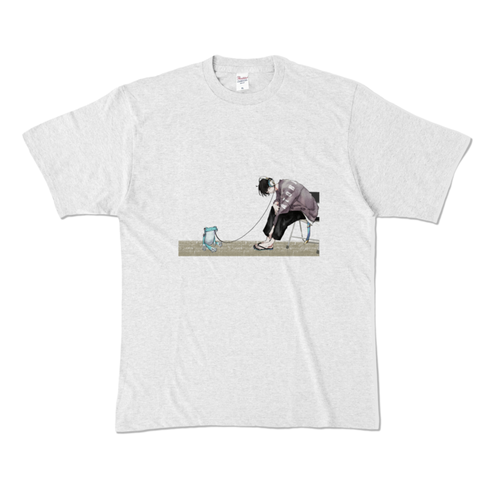 カラーTシャツ - XL - アッシュ (淡色)