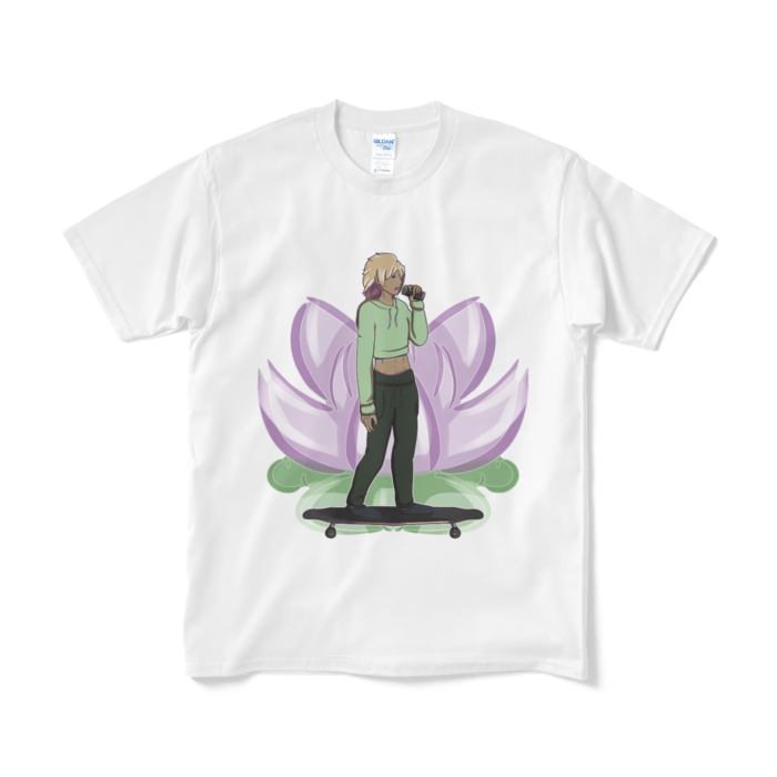 Tシャツ（短納期） - M - ホワイト　背景付き