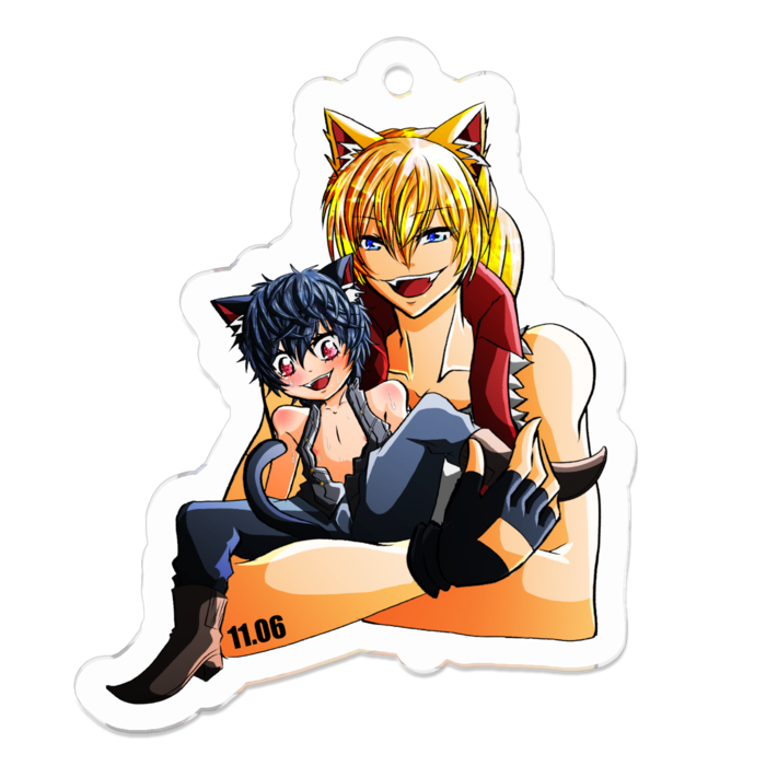 アクリルキーホルダー - 50 x 50 (mm)