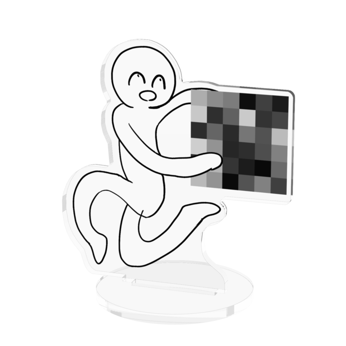 アクリルフィギュア　正方形モザイク