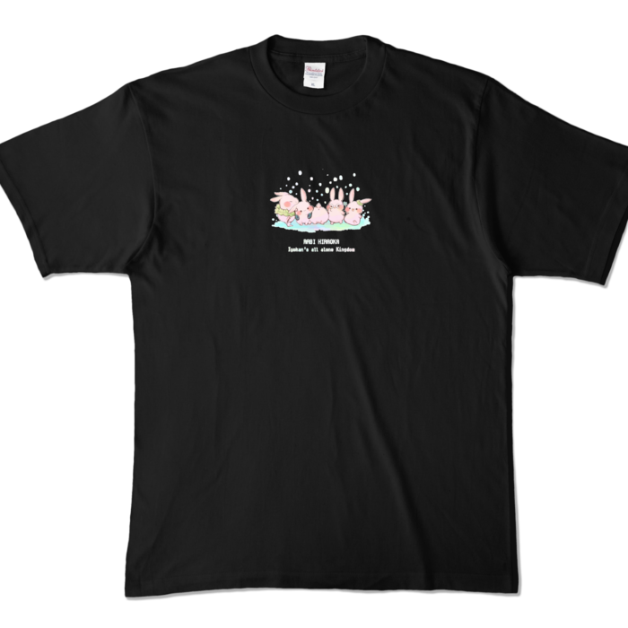 カラーTシャツ - XL - ブラック (濃色)