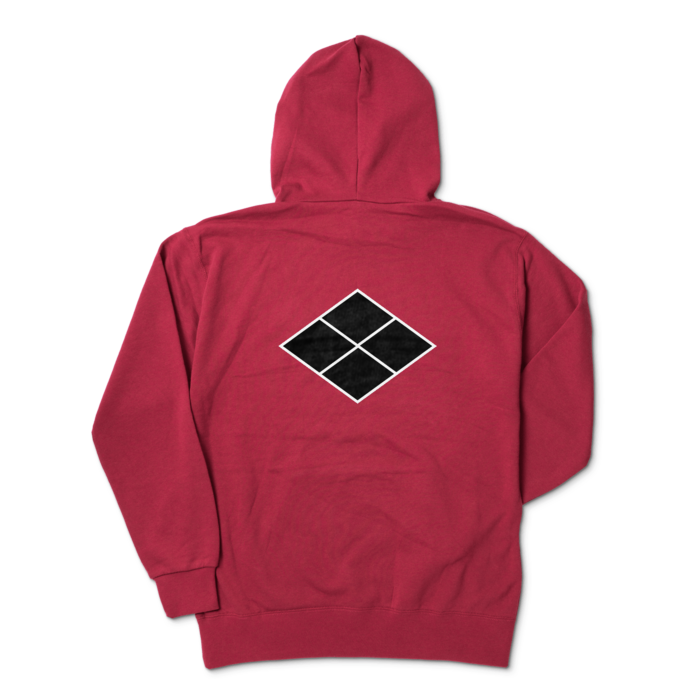 パーカー - XL - バーガンディ