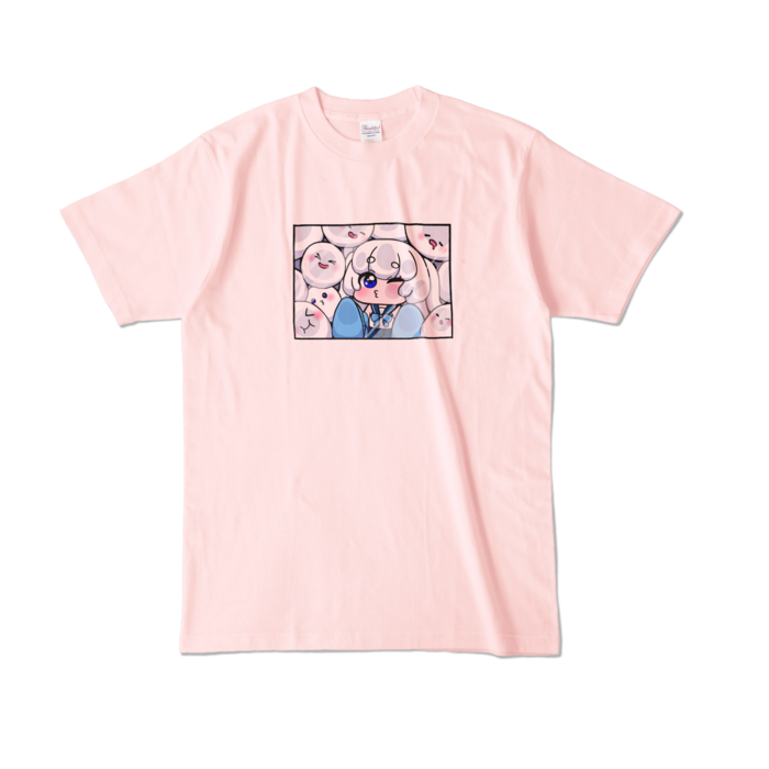 カラーTシャツ - L - ライトピンク （淡色）
