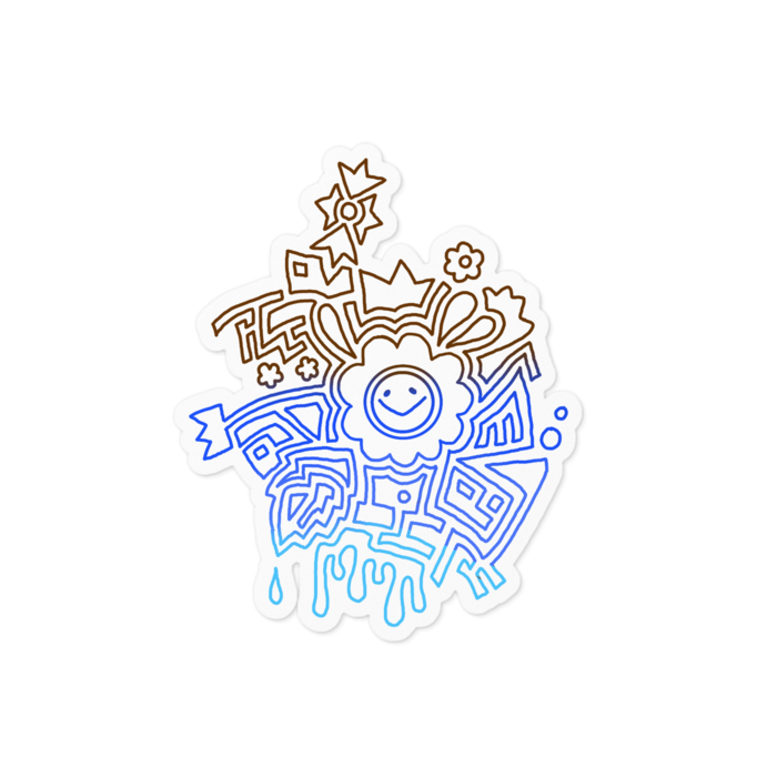 ステッカー - 100 x 100 (mm)