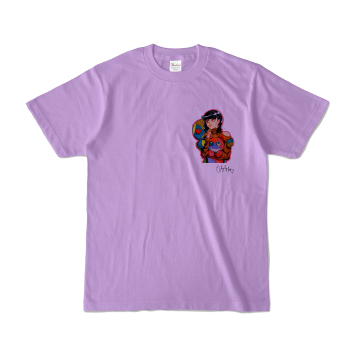 カラーTシャツ - S - ライトパープル (淡色)