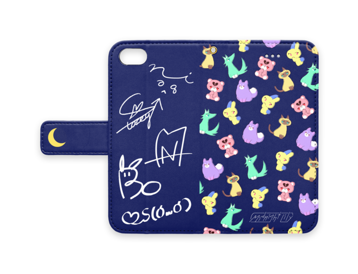 手帳型iPhoneケース - iPhone 8 / 7 - ストラップ穴 あり