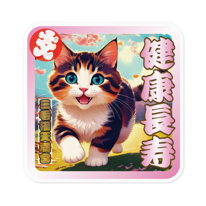 ステッカー - 100 x 100 (mm)
