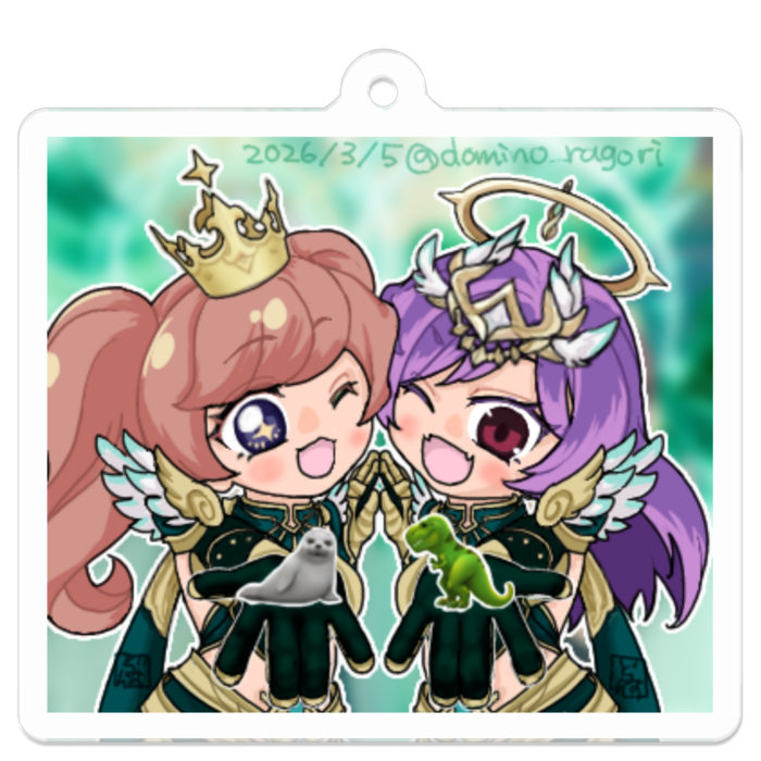 アクリルキーホルダー - 50 x 50 (mm)(47)