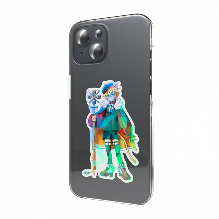 ホログラムスマホステッカー - 縦